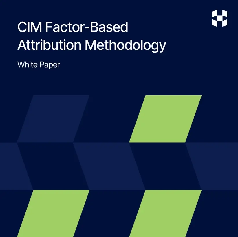 cim factor based attribution methodology