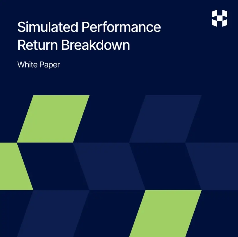 simulated performance return breakdown