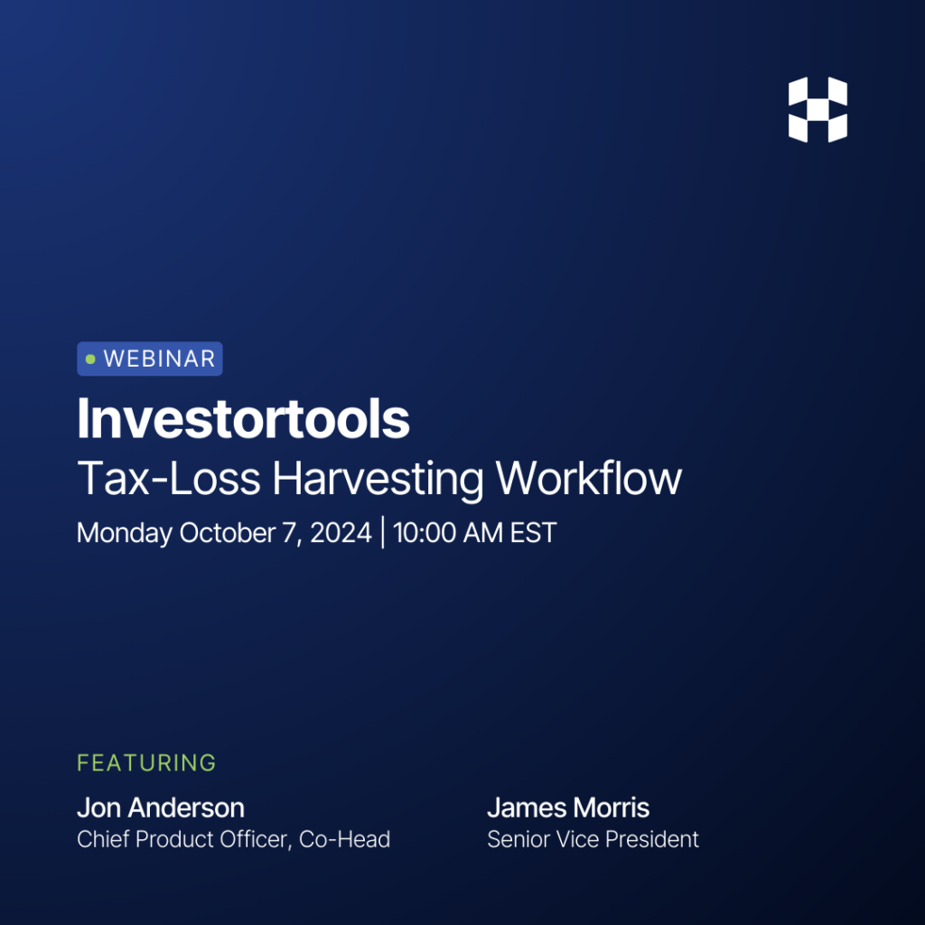 2024 oct webinar investortools tax loss harvesting 1080x1080px